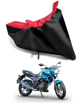 KEDIT Two Wheeler Cover for Hero(Xtreme 200R, Red, Black)