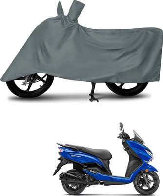 MMSSTAR Waterproof Two Wheeler Cover for Suzuki(Burgman Electric, Grey)