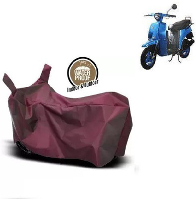 OliverX Waterproof Two Wheeler Cover for Bajaj(Sunny, Maroon)