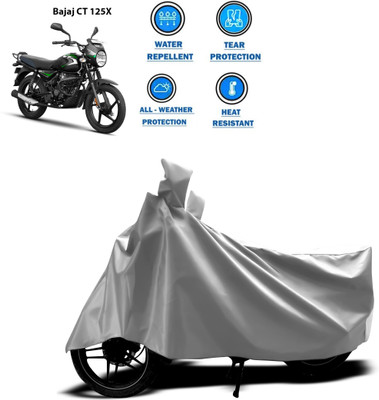 CODOKI Waterproof Two Wheeler Cover for Bajaj(Silver)