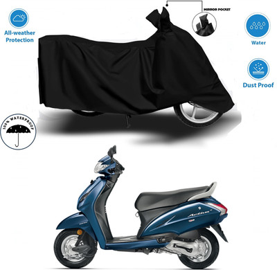 WMIZEXA Waterproof Two Wheeler Cover for Hero(Black)