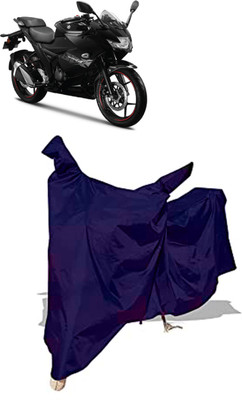 Amexride Two Wheeler Cover for Suzuki(Gixxer SF 150, Blue)