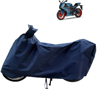 Horseyaart Waterproof Two Wheeler Cover for Yamaha(YZF R3, Blue)