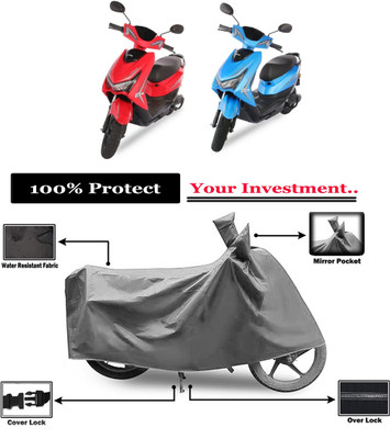 Amexride Two Wheeler Cover for Ampere(Reo Elite, Grey)