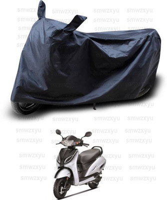 smwzxyu Waterproof Two Wheeler Cover for Honda(Activa i, Black)