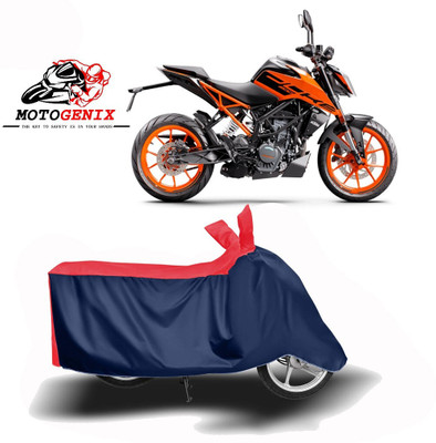 DeepShakshi AUTOMOTIVE Waterproof Two Wheeler Cover for KTM(200 Duke, Red, Blue)