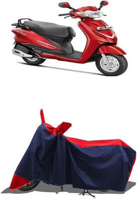 SUGASHRI Waterproof Two Wheeler Cover for Hero(Duet 125CC, Red, Blue)
