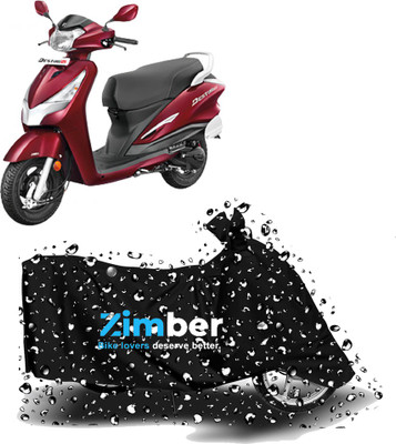 THE REAL ARV Two Wheeler Cover for Hero(Destini 125, Black)