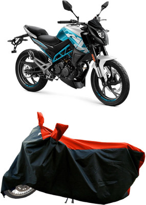 DeepShakshi AUTOMOTIVE Waterproof Two Wheeler Cover for CFMoto(150NK, Red)