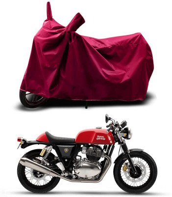 KEDIT Two Wheeler Cover for Royal Enfield(Continental GT, Maroon)