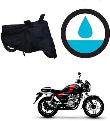 DeepShakshi AUTOMOTIVE Waterproof Two Wheeler Cover for Bajaj(V 150, Black)