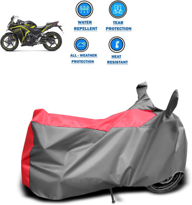 DeepShakshi AUTOMOTIVE Two Wheeler Cover for Honda(CBR 250R, Red, Grey)