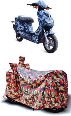 Autofly Waterproof Two Wheeler Cover for Hero(Electric AXLHE-20, Multicolor)