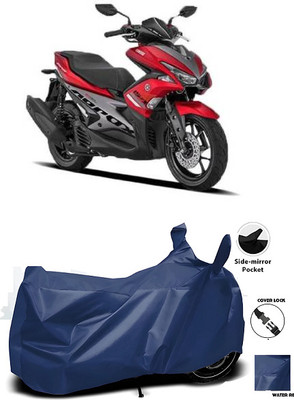 smwzxyu Two Wheeler Cover for Yamaha(Fascino 125 BS6, Blue)