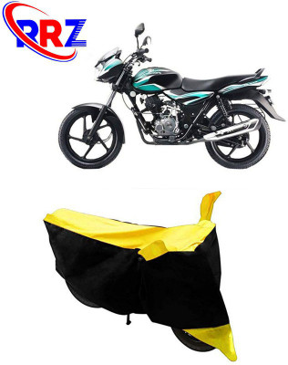 RRZ Waterproof Two Wheeler Cover for Bajaj(DTS-i, Black, Yellow)