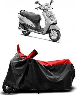 MMSSTAR Waterproof Two Wheeler Cover for Hero(Duet VX 110CC BS6, Red)