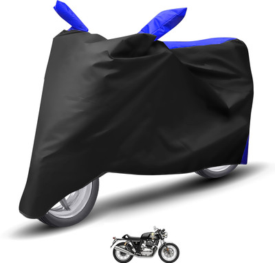 Caronix Waterproof Two Wheeler Cover for Royal Enfield(Continental GT 650, Blue)