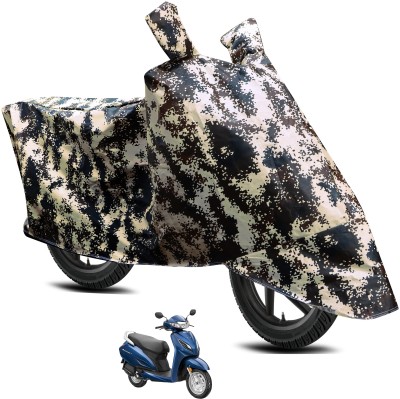 Auto Hub Waterproof Two Wheeler Cover for Honda(Activa 6G, Multicolor)