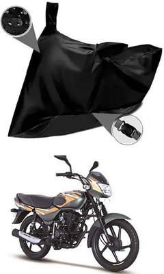 AASHTIK MART Two Wheeler Cover for Bajaj(CT100, Black)