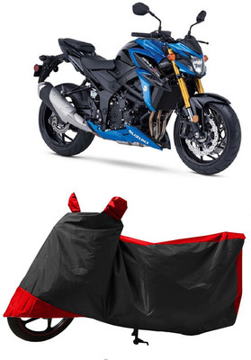 GROFATIK Two Wheeler Cover for Suzuki(GSX-S750, Red)