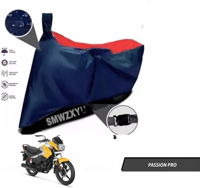 HYBRIDS COLLECTION Two Wheeler Cover for Universal For Bike(Passion Pro i3S, Red, Blue)