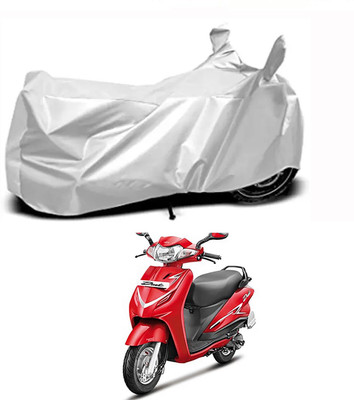 Aoriyon Two Wheeler Cover for Hero(Duet 125CC, Silver)