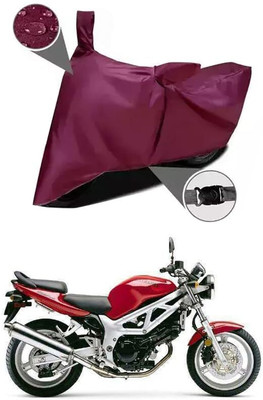 KEDIT Two Wheeler Cover for Suzuki(SV 650, Maroon)