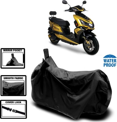 WMIZEXA Waterproof Two Wheeler Cover for Okinawa(Black)