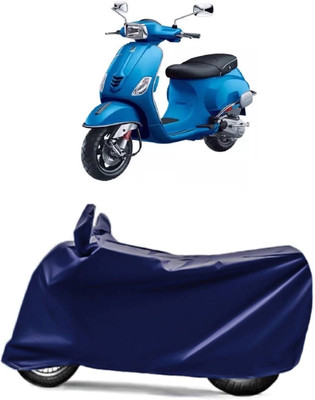 Swarish Two Wheeler Cover for Piaggio(Vespa, Blue)