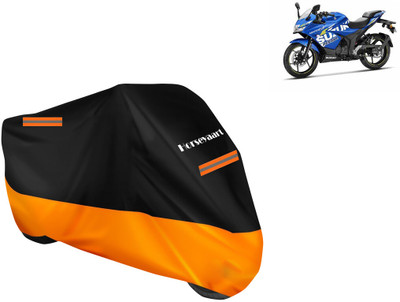 Horseyaart Waterproof Two Wheeler Cover for Suzuki(Gixxer SF 150, Orange)