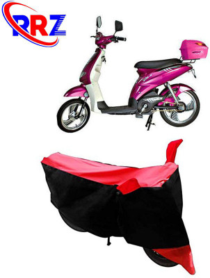 RRZ Waterproof Two Wheeler Cover for Avon(E Lite, Black, Red)