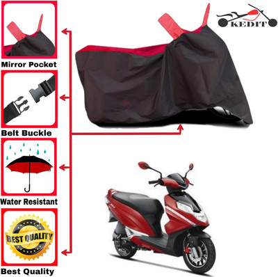 AASHTIK MART Two Wheeler Cover for Hero(Dare, Red, Black)