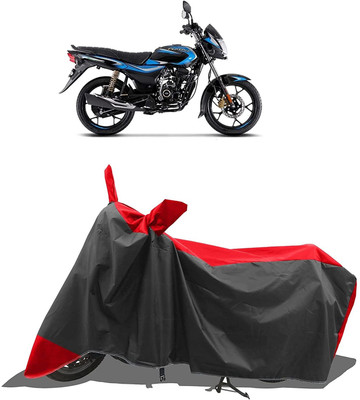 KEDIT Two Wheeler Cover for Bajaj(Platina 100 DTS-i, Red)
