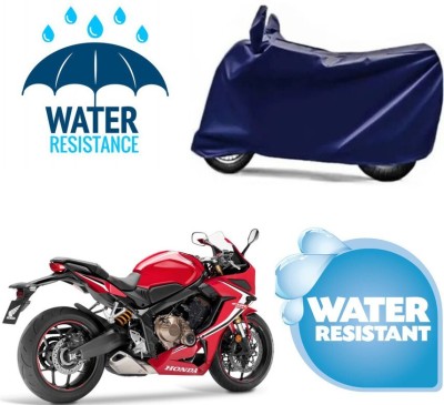 Mdstar Waterproof Two Wheeler Cover for Honda(CBR300R, Blue)