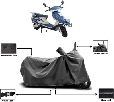 Amexride Two Wheeler Cover for Tunwal(Sport 63 60V, Grey)