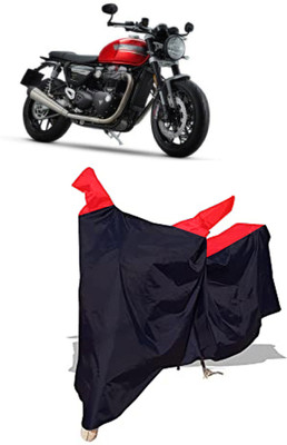Amexride Two Wheeler Cover for Triumph(Speed Twin BS6, Black)