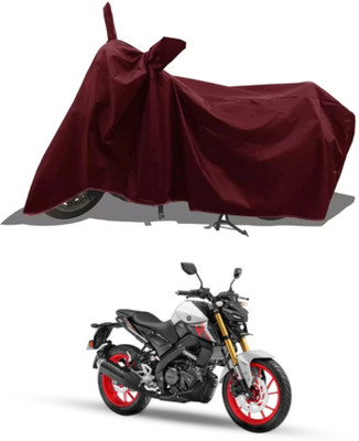 MMSSTAR Waterproof Two Wheeler Cover for Yamaha(MT 15 New, Maroon)