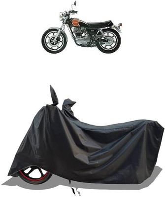 AASHTIK MART Two Wheeler Cover for Yamaha(Black)