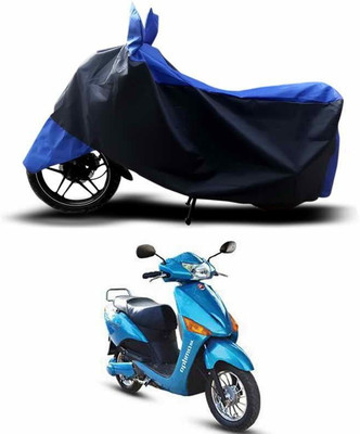 DeepShakshi AUTOMOTIVE Waterproof Two Wheeler Cover for Hero(Electric Optima, Blue)