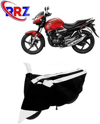 RRZ Waterproof Two Wheeler Cover for Suzuki(GS 150R, Black, White)