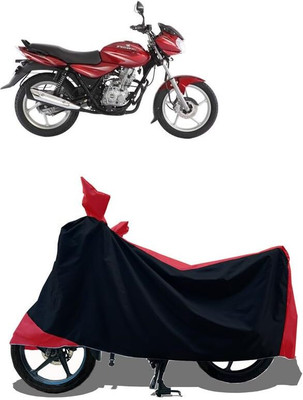 KEDIT Two Wheeler Cover for Bajaj(XCD 125cc, Red)