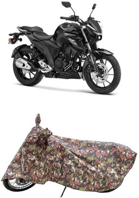 Coxtor Waterproof Two Wheeler Cover for Yamaha(FZ-25 BS6, Multicolor)