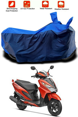 Mdstar Waterproof Two Wheeler Cover for Honda(Grazia, Blue, Blue)