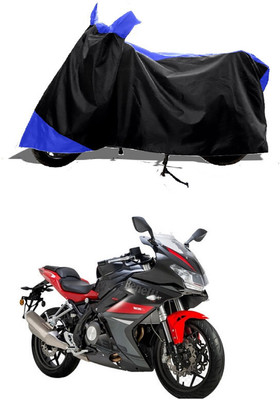 GROFATIK Two Wheeler Cover for Benelli(302R, Blue, Black)