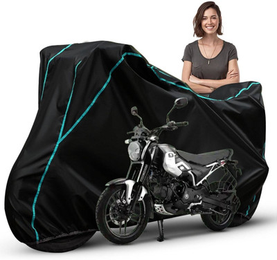 Car Styling Waterproof Two Wheeler Cover for Bajaj(Freedom, Black, Blue, Multicolor)