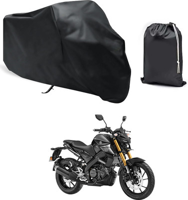 PAGORA Waterproof Two Wheeler Cover for Yamaha(MT 15 New BS6, Black)