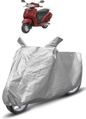 MOCKHE Waterproof Two Wheeler Cover for Honda(Activa 4G, Silver)
