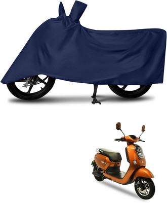 aosis Two Wheeler Cover for Okinawa(Lite, Blue)