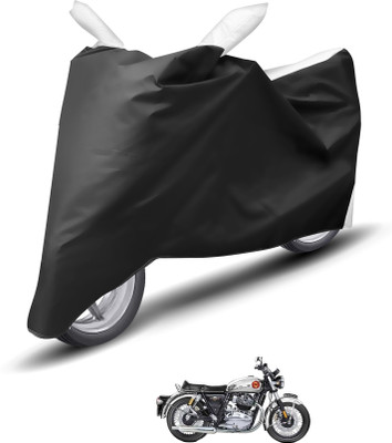 Caronix Waterproof Two Wheeler Cover for Royal Enfield(Interceptor 650, White)