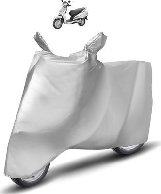 Caronix Two Wheeler Cover for Honda(Activa 125, Silver)